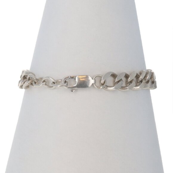 Native American Southwestern Turquoise Bar Bracelet 7 3/4" - Ster 925 Geometric - Picture 3 of 6